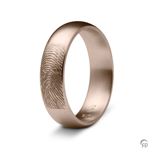 Simple Rounded Fingerprint Ring - Image 10